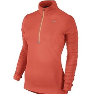 Nike Women's Element Half Zip Long Sleeve Top